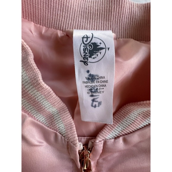 Disney Store Ariel Pink W/Sequin Satin Varsity Jacket The Little Mermaid… - Picture 4 of 16